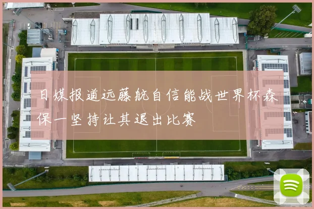 日媒报道远藤航自信能战世界杯森保一坚持让其退出比赛